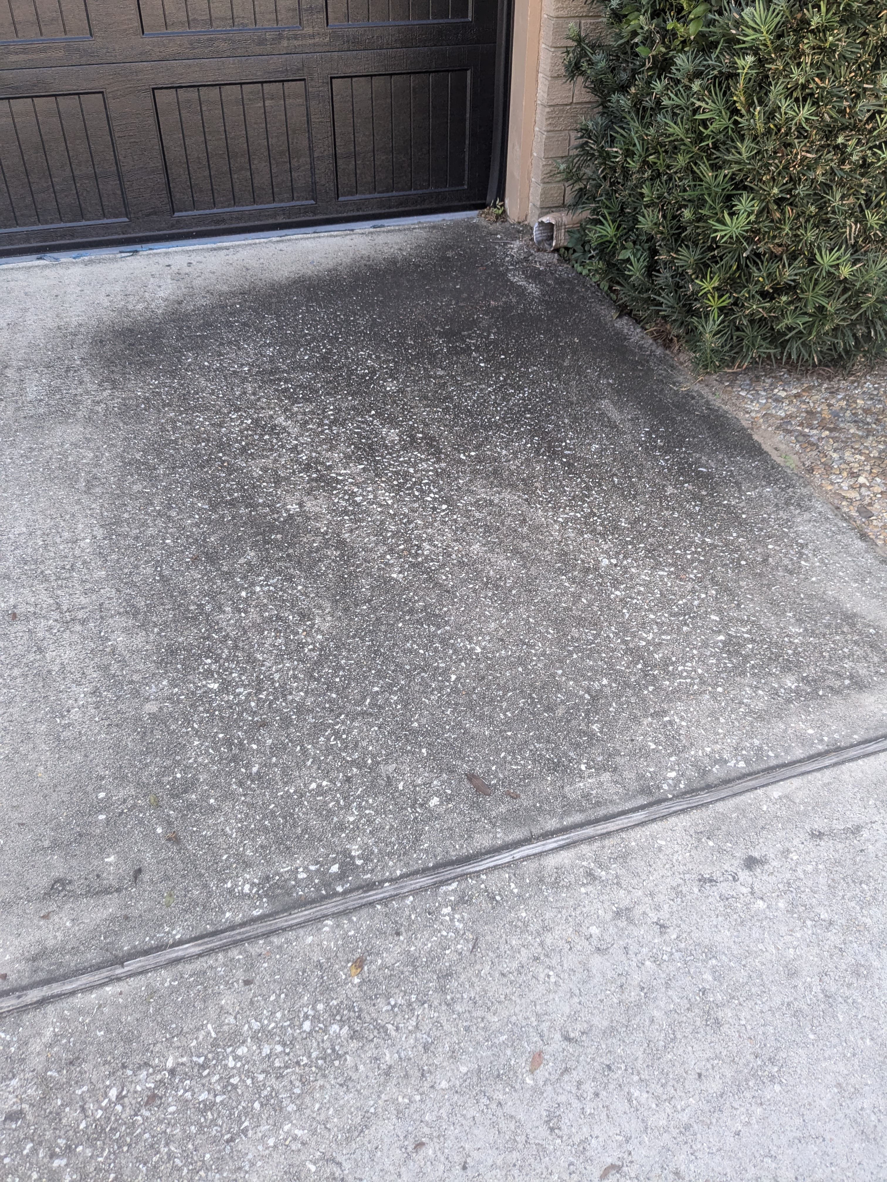 Driveway Cleaning before pressure washing